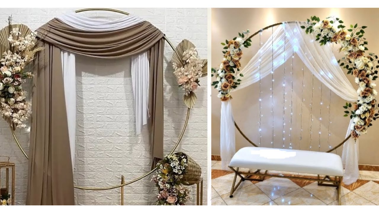📣 Como hacer una decoraci&oacute;n con telas SUPER FACIL Y PRACTICO 🥇 TUTORIAL paso a paso 🥇