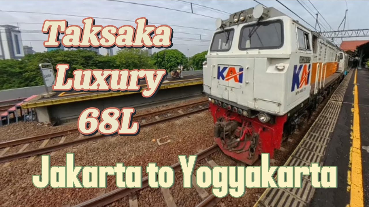 🚉Train Journey on Indonesia Executive Class Train | Taksaka Luxury | 4K | Immersive Effect | 沉浸式火车慢游