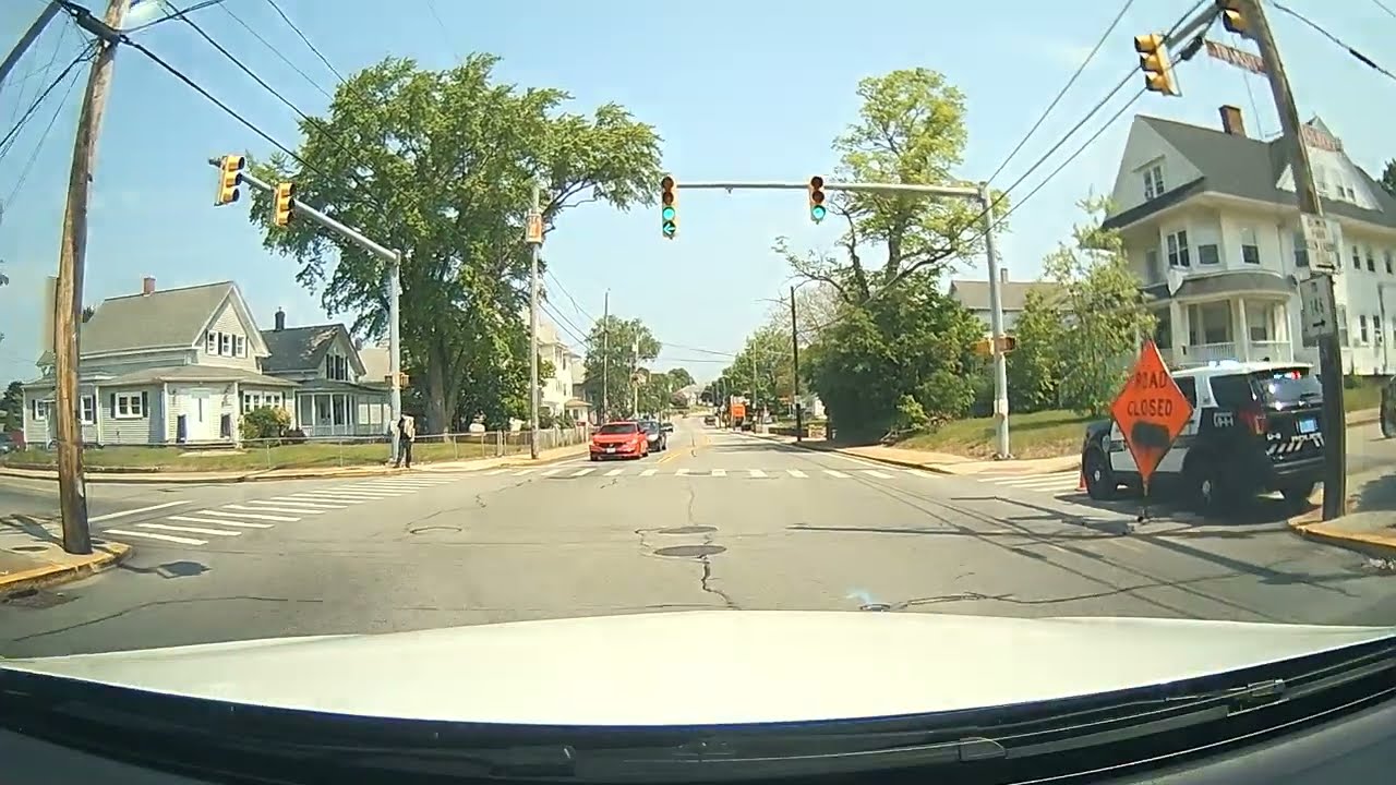 Woonsocket Police Have Gilbert Street Blocked for Road Construction | Rhode Island