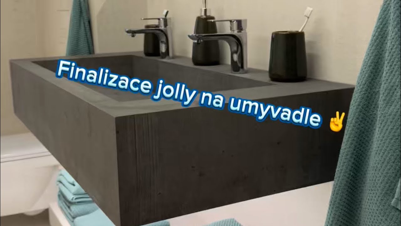 Finalizace jolly na umyvadle ✌️