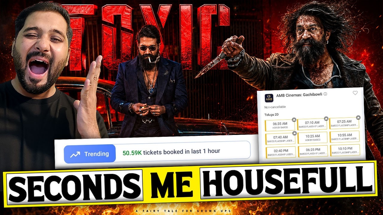 TABAAHI 🔥 Toxic Creates History: Unbelievable Advance Booking | Toxic Day 1 Box Office Collection