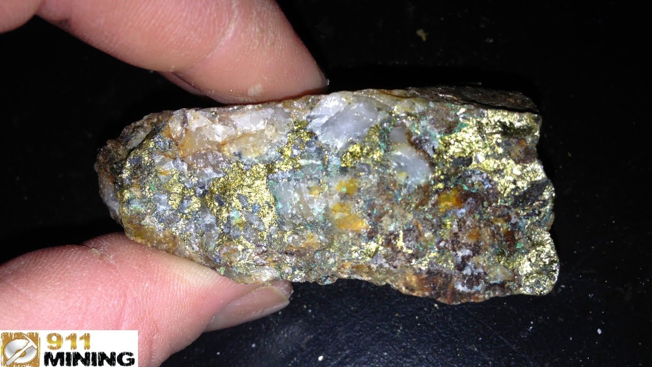 High Grade Gold & Copper Ore Samples!
