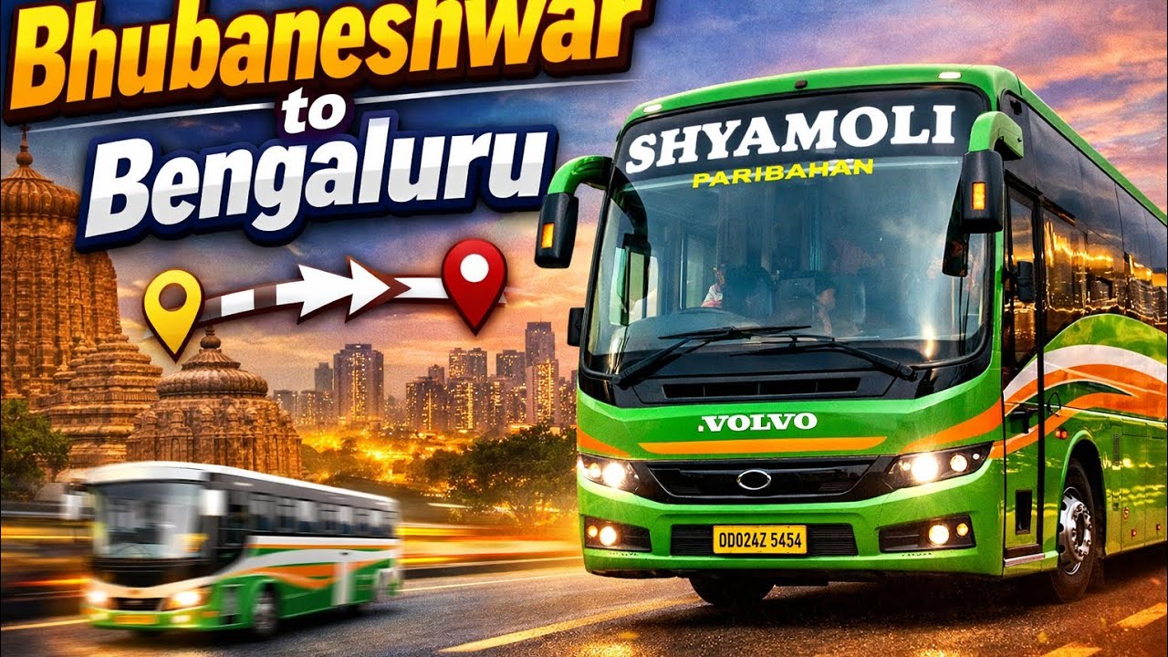 “Bhubaneswar ru Bengaluru Bus re Jatra 🚍🚍 | 1,500 KM Journey Experience | | Travel Vlog”