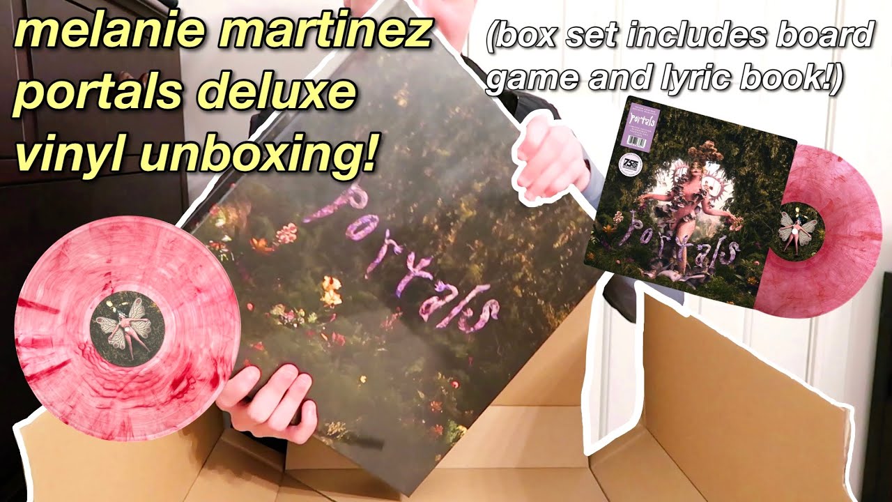 melanie martinez 'portals' deluxe vinyl/board game unboxing!