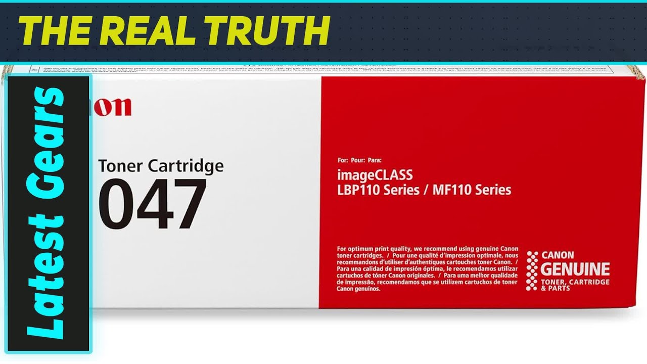 Canon Genuine 047 Black Toner: The Best for LBP113w & MF113w Printers!