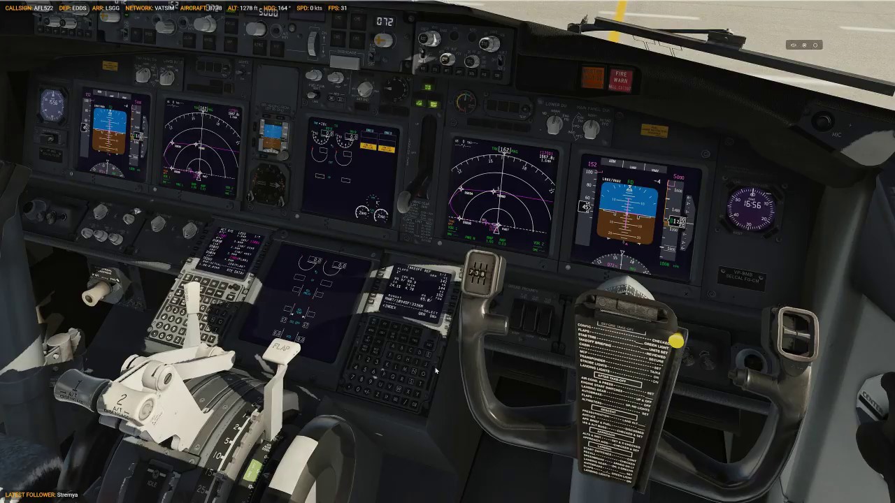 Flight Crew Experience, EDDS - LSGG, Vatsim, episode 4, Go Around