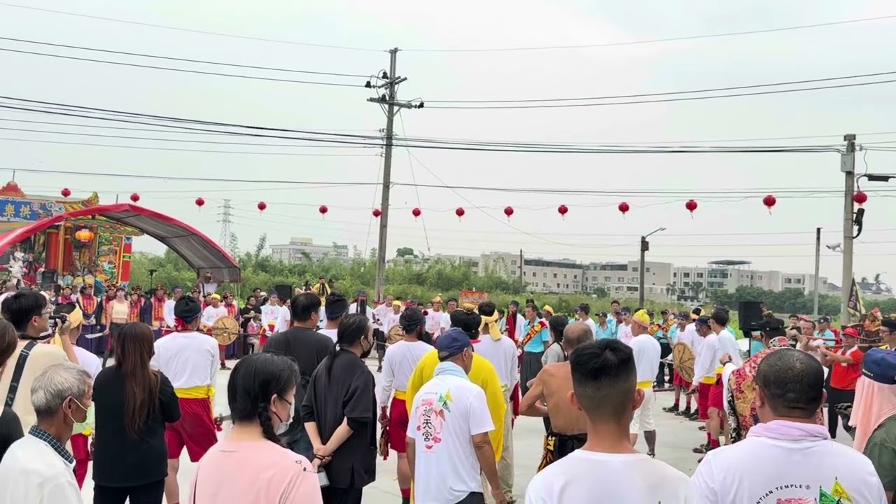 2025/10/19台南關廟巡天宮入火安座平安遶境｜南開廟門part 1 #宋江陣