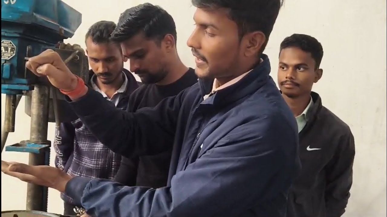  Bench type drilling machine||All parts uses😯 | समझे विस्तार से|| Fitter/ diploma practical #mashine