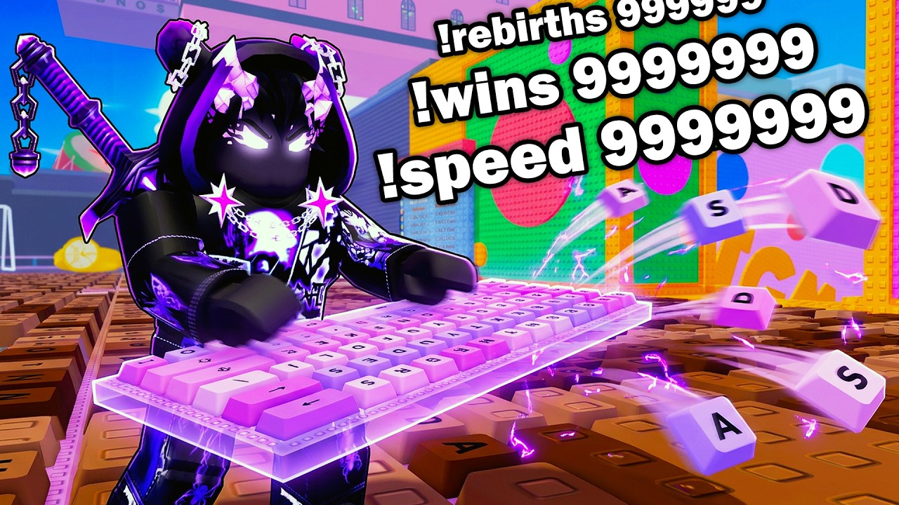 Starting Over with ADMIN COMMANDS in +1 Speed Keyboard Escape! (Roblox)