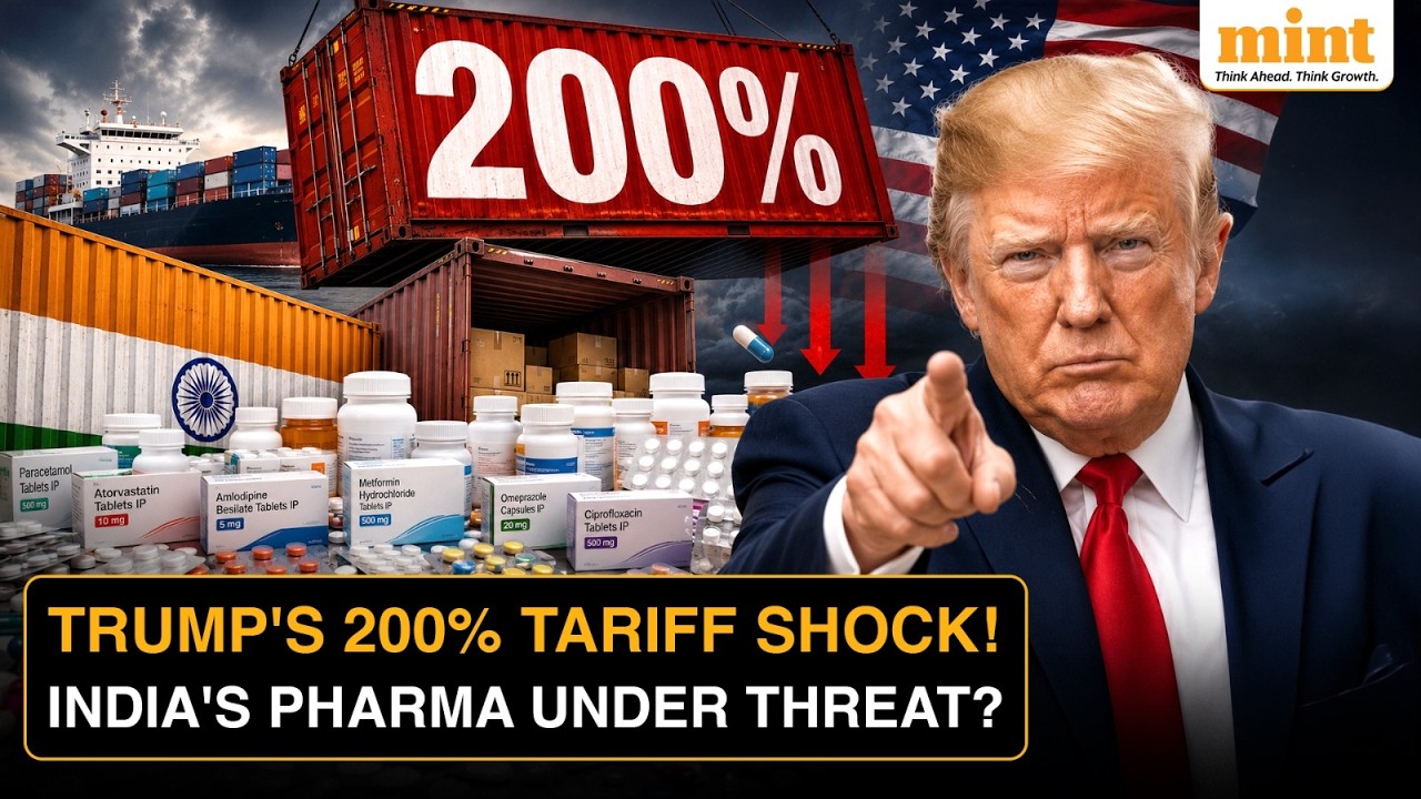 Trump Announces 200% Tariff on Generic Drugs | Big Blow to India's Pharma Exports & US Trade Deal?