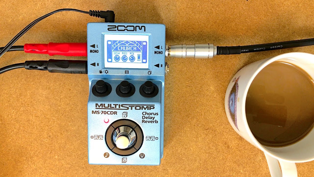 Zoom MS-70 CDR | Initial Meanderings (mainly the reverbs) [STEREO, no talking]