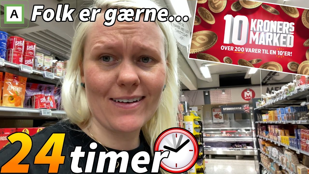 SPISER BARE MAT FRA 10-KRONERSMARKEDET i 24 TIMER!