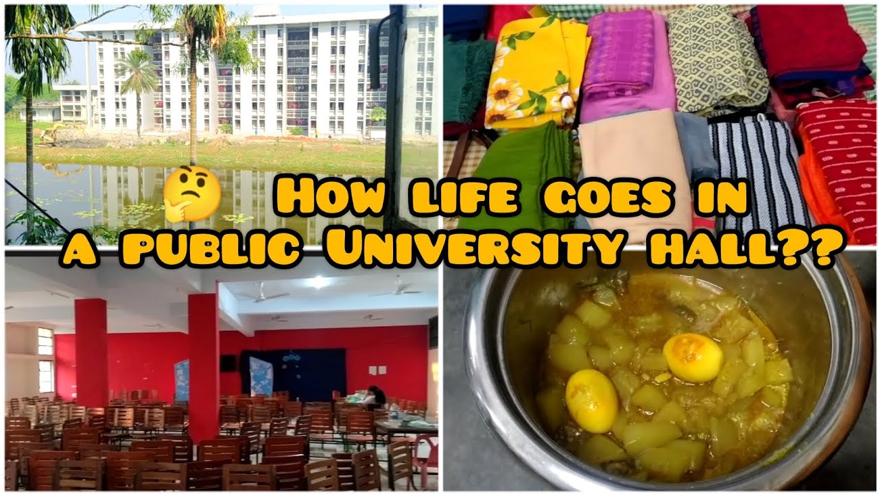 Hall life... fun or pain? 🤔//   হলের আনাড়ি জীবন 😃