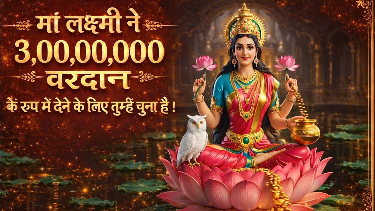 मां लक्ष्मी ने 3 करोड़ वरदान के रूप में देने के लिए तुम्हें चुना हैं माँग लो.🌺maa Laxmi ka sandesh 🌺