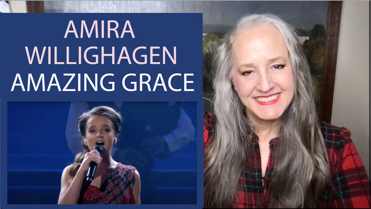 Voice Teacher Reaction to Amira Willighagen ~ Live in Concert ~ Amazing Grace