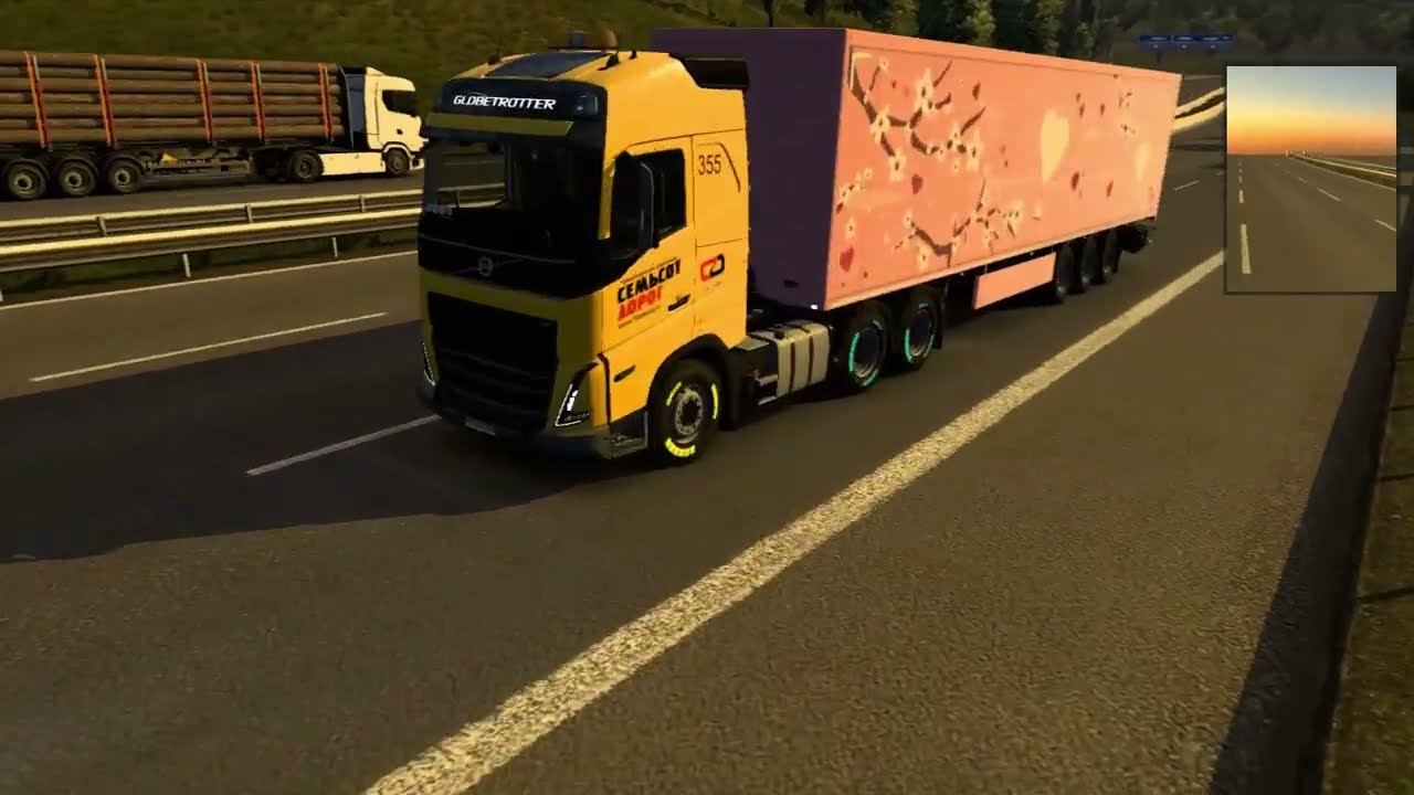 Playing cherry blossom event in #ets2