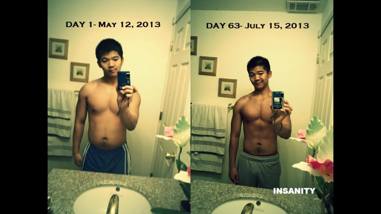 Insanity results- Before and After!