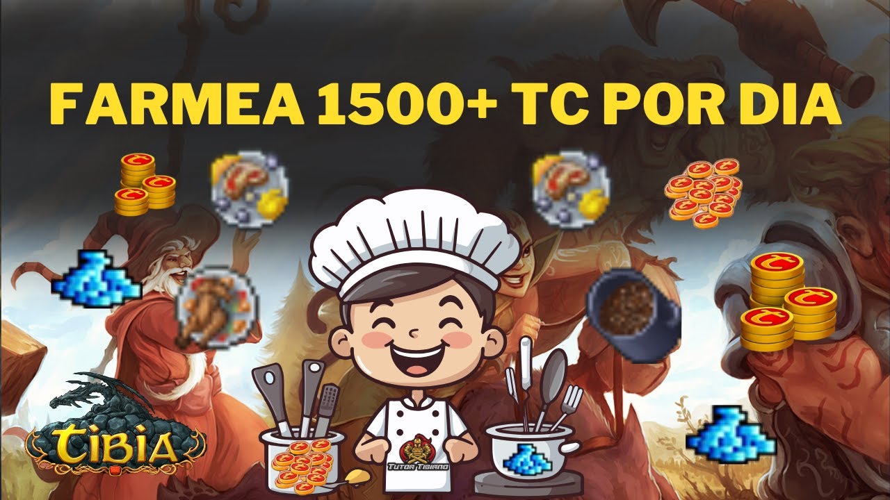 Hazte Rico en Tibia: +1500 Tibia Coins Diarios Durante Un Mes