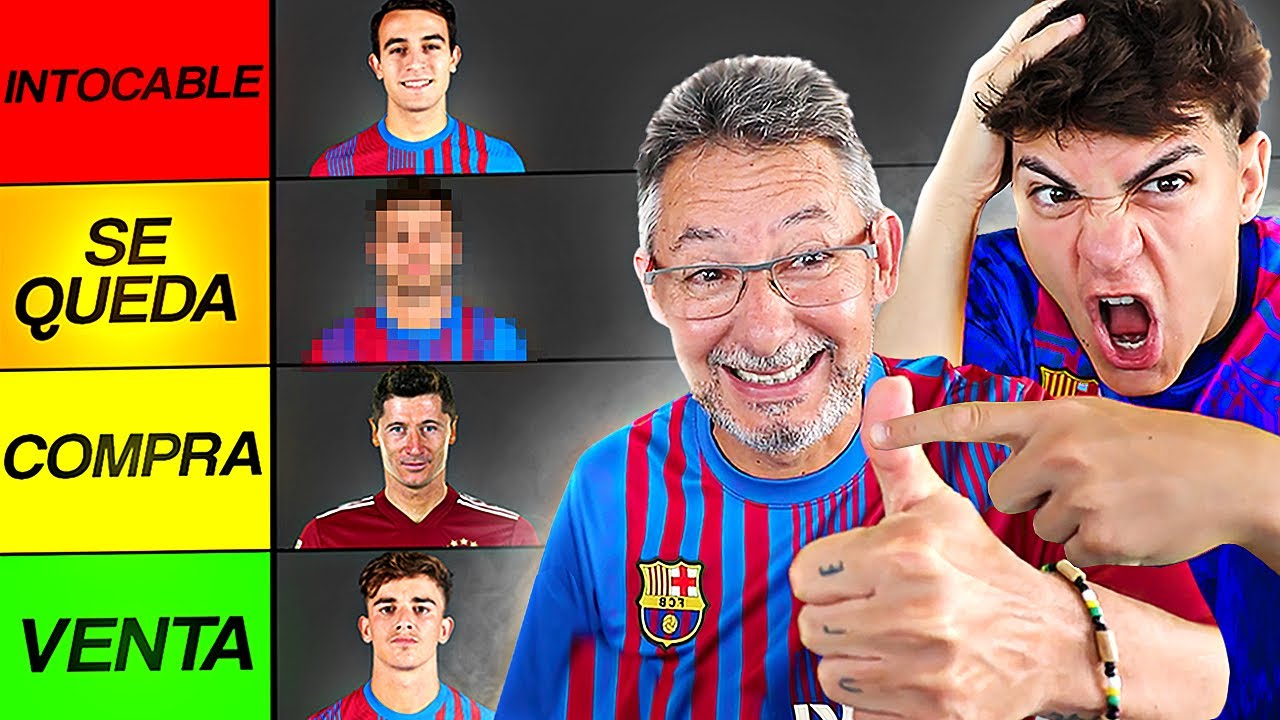 TIER LIST de la PLANTILLA del BAR&Ccedil;A 2022/2023 con MINIBUYER *MUCHAS VENTAS*