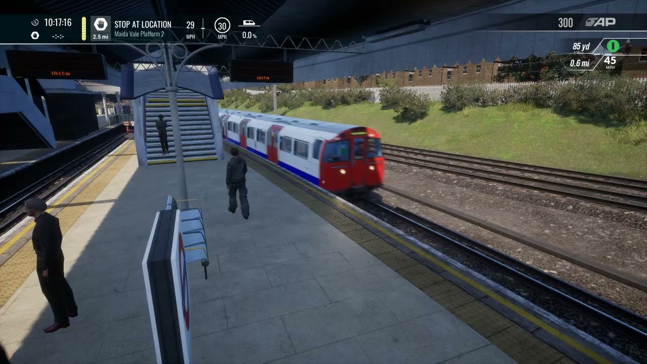Train sim world Bakerloo line Wembley to Maida Vale 1972 stock