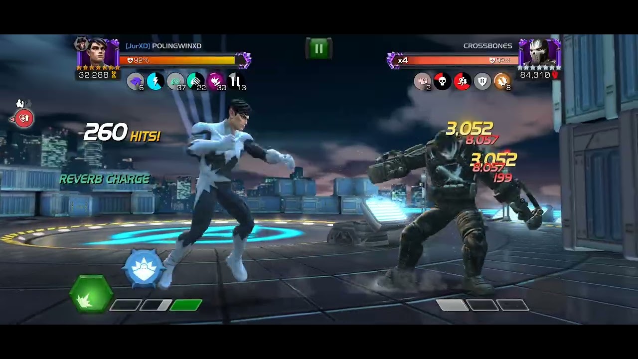 18 bars with 7r3 Northstar on alt account - Solo Coliseum Crossbones #mcoc 