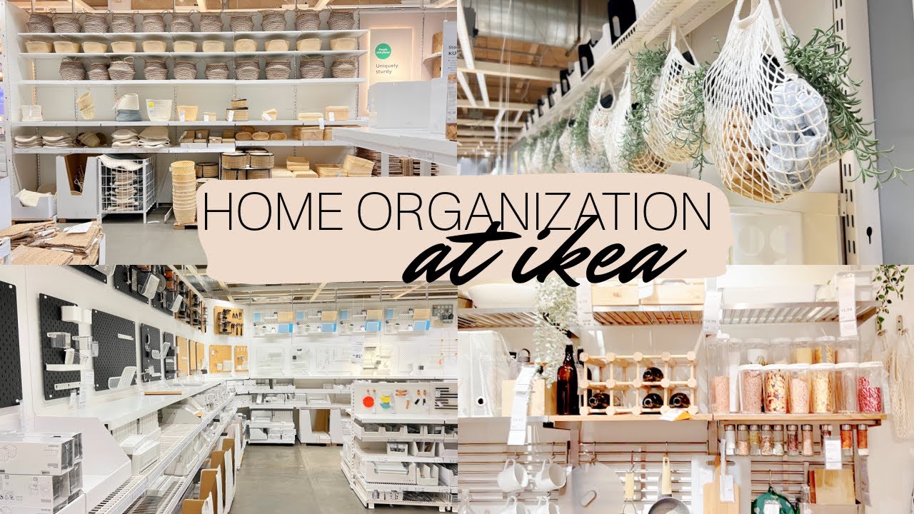 ORGANIZE WITH ME at IKEA | HOME ORGANIZATION | DECLUTTER CLEAN WITH ME | Minimalist Home Made Easy