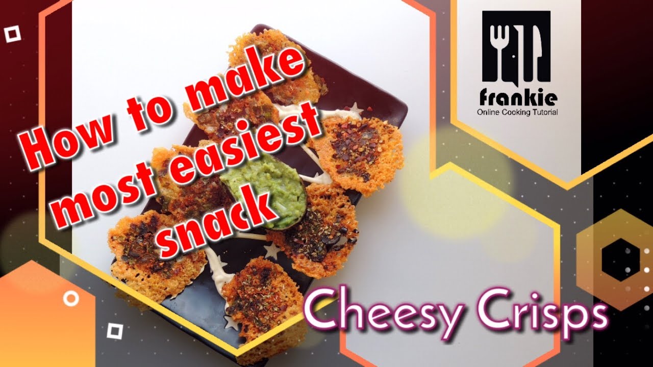 Pizza Cheesy Crunch - How to make most easiest snack