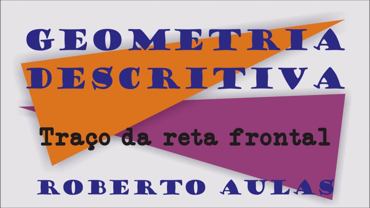 Traço da reta frontal