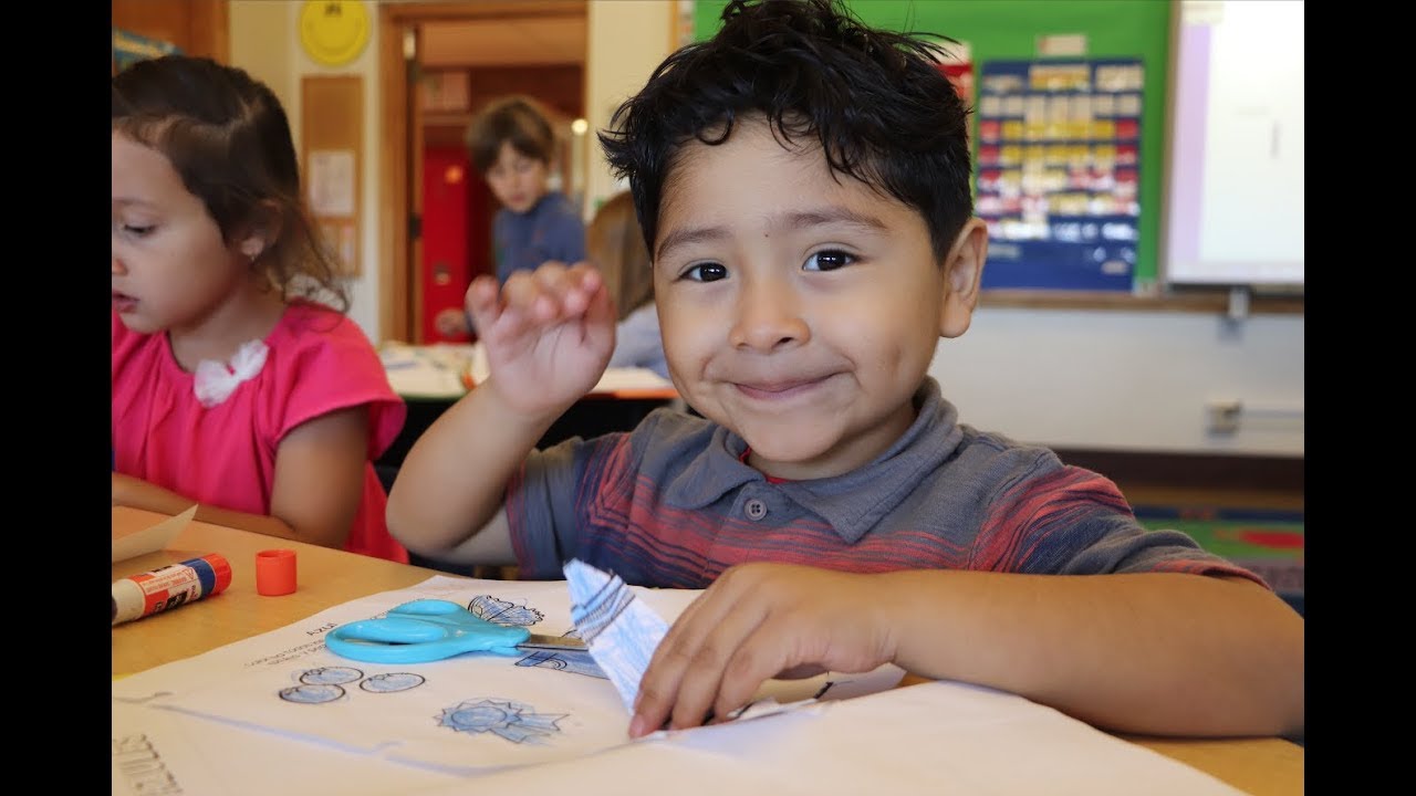Spanish immersion kindergarten at Stillwater Area Public Schools