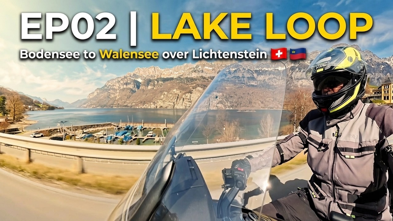 Scenic Alpine Ride | Lake Constance – Liechtenstein – Walensee 🇨🇭🇱🇮 EP02
