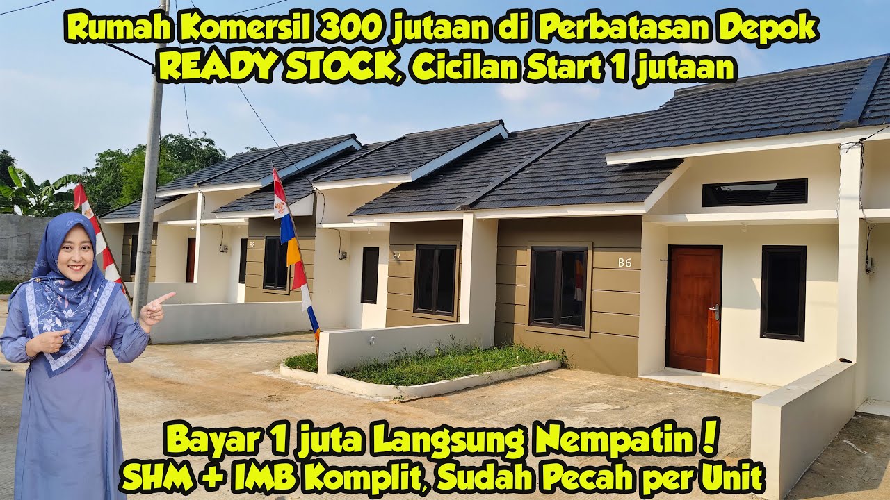 RUMAH 300 JUTAAN NEMPEL DEPOK CUMA 10 MENIT KE STASIUN KRL. REVIEW RIVA RESIDENCE