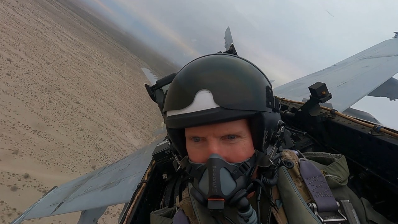 The 39th Commandant of the Marine Corps rides with (VMFA) 323