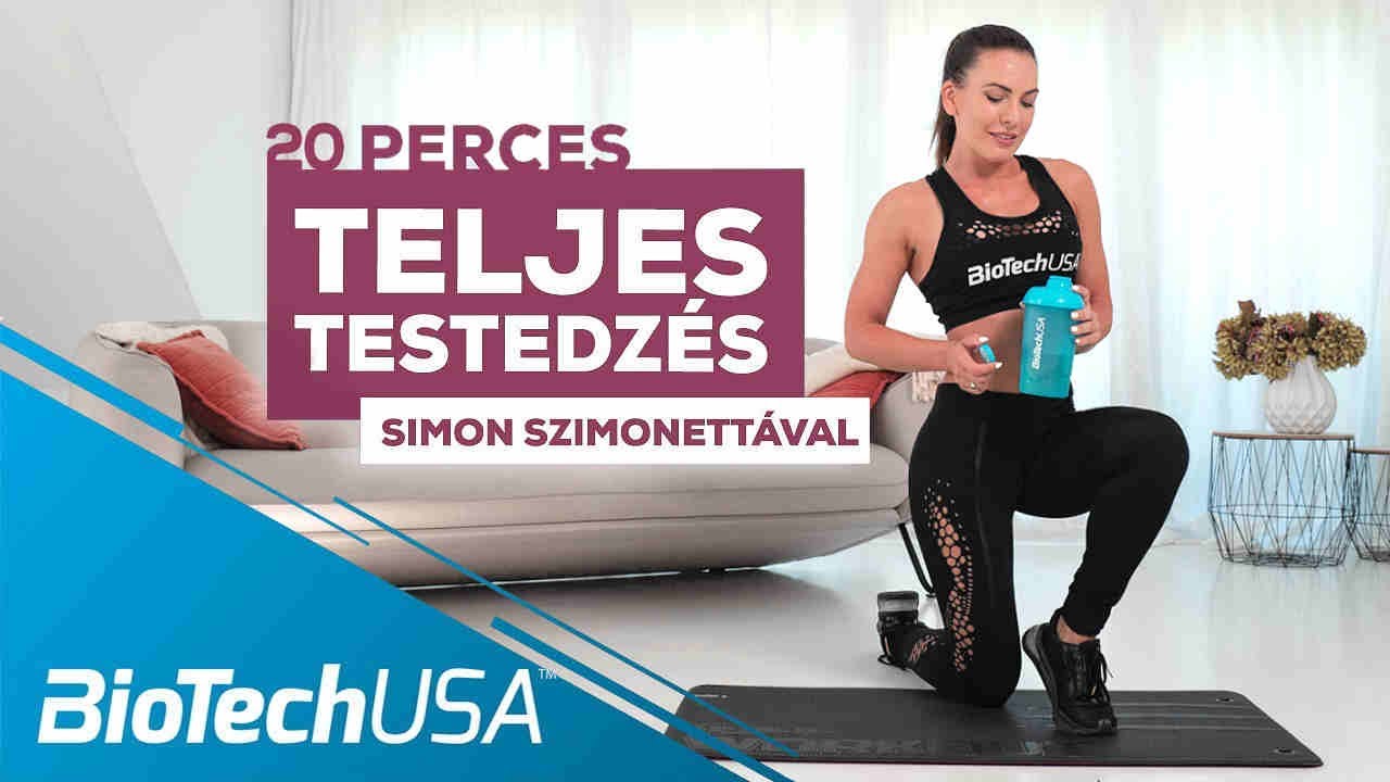 20 perces teljes testedzés Simon Szimonettával - BioTechUSA