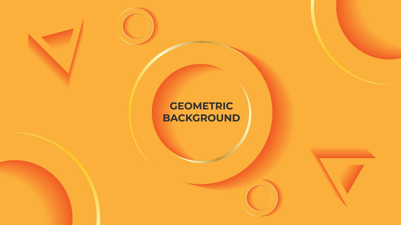 How to Make 3D Geometric Abstract Background Adobe Illustrator | Background Design Illustrator