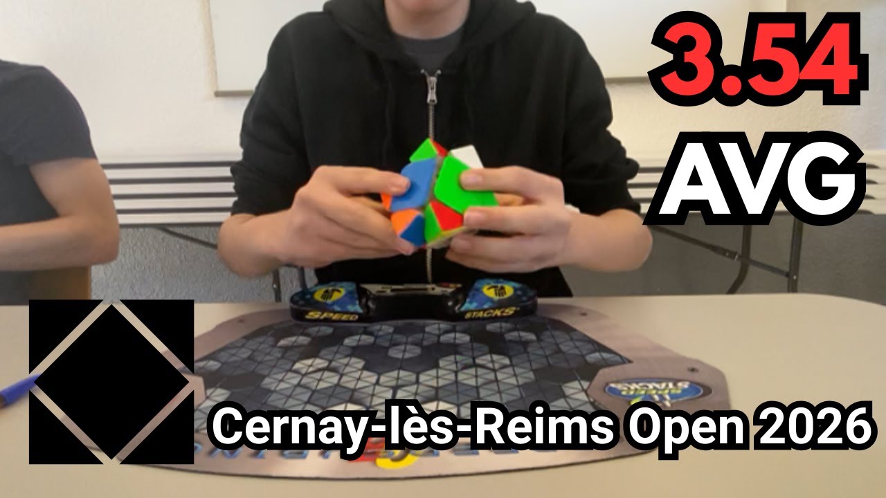 PR AVG 3.54 au Skewb - 4ème au Cernay-lès-Reims Open 2026