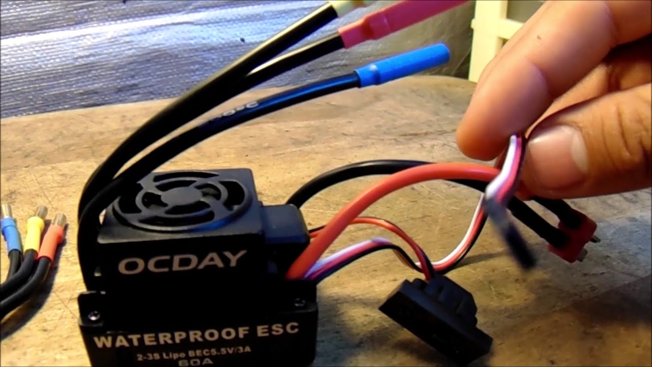 OCDAY Brushless Combo KV5200 2s-3s 60a 1/10 scale