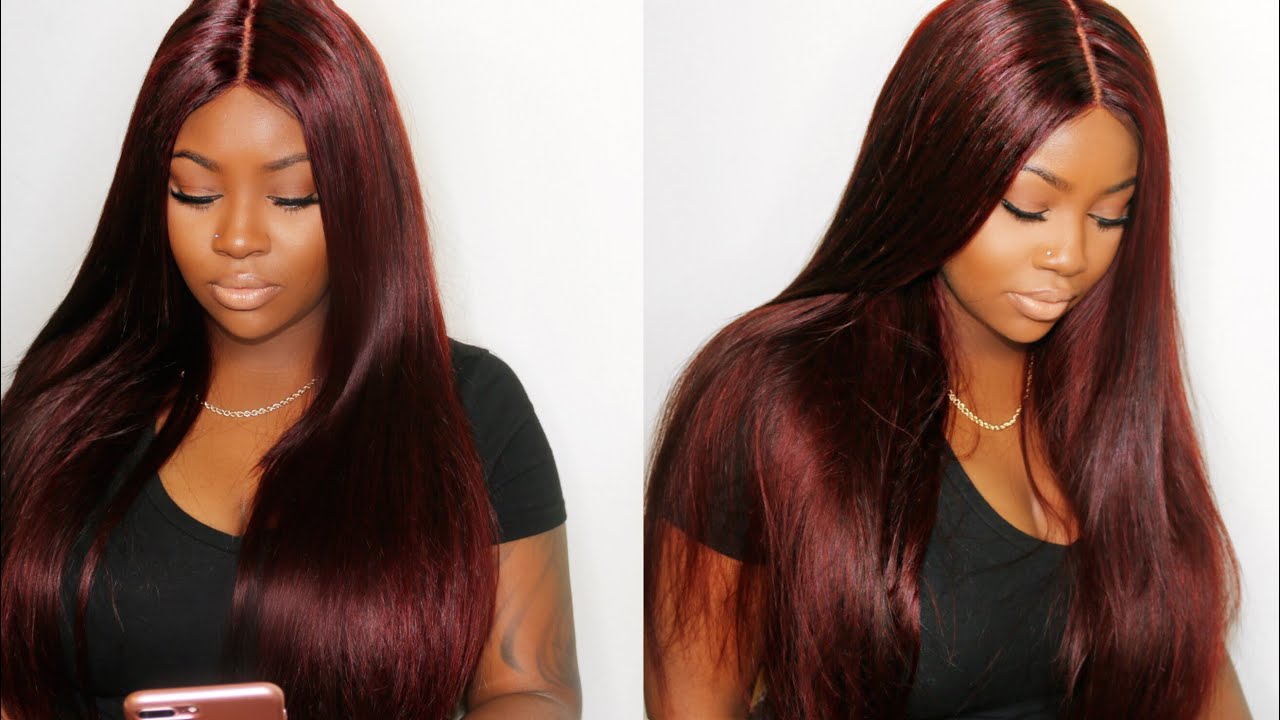 Color Hair Burgundy Without Bleach Tutorial | Ali Pearl