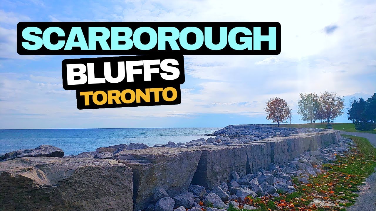 4K Walking Tour of Scarborough Bluffs, Toronto 🍁