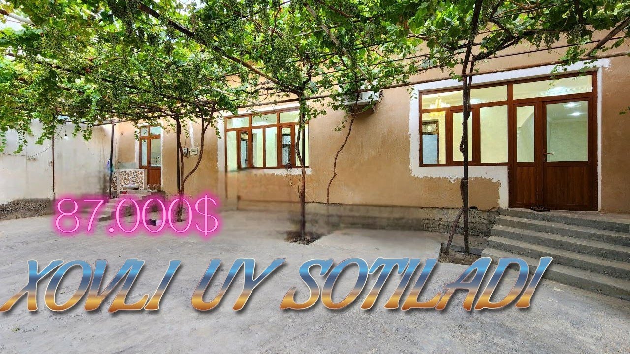 (468)  XOVLI UY SOTILADI 77.000$ arzonlandi