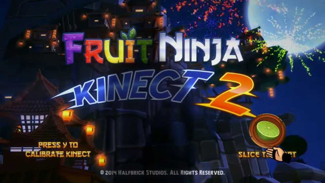Fruit Ninja Kinect 2 Xbox One gameplay Quickplay Arcade