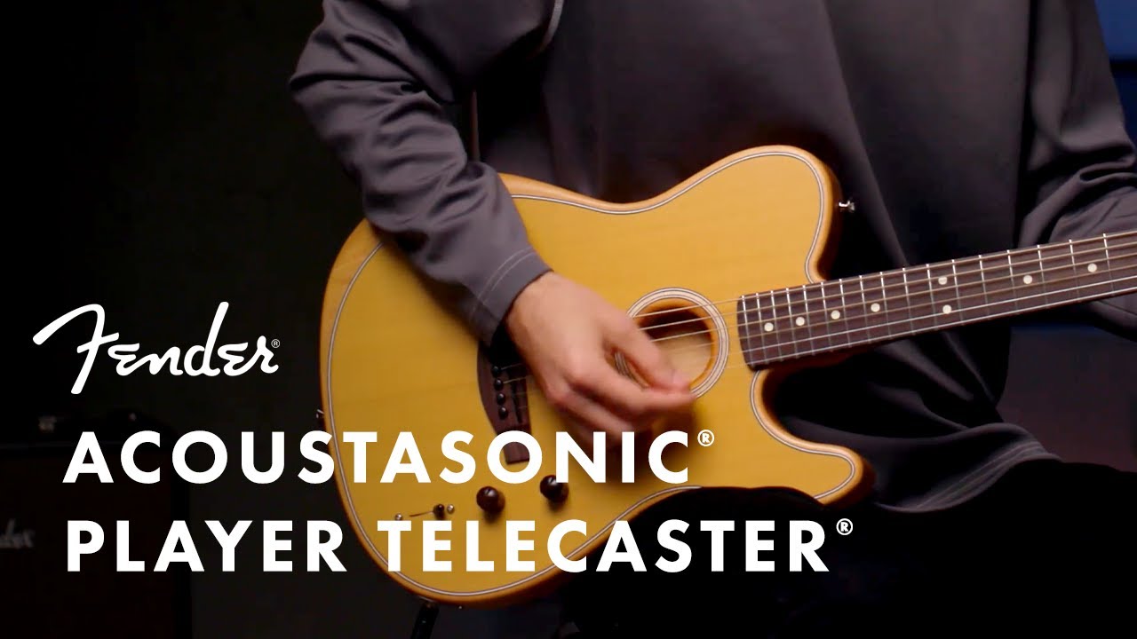 Знакомство с гитарой Fender Acoustasonic Player Telecaster | Acoustasonic Player Telecaster | Fender