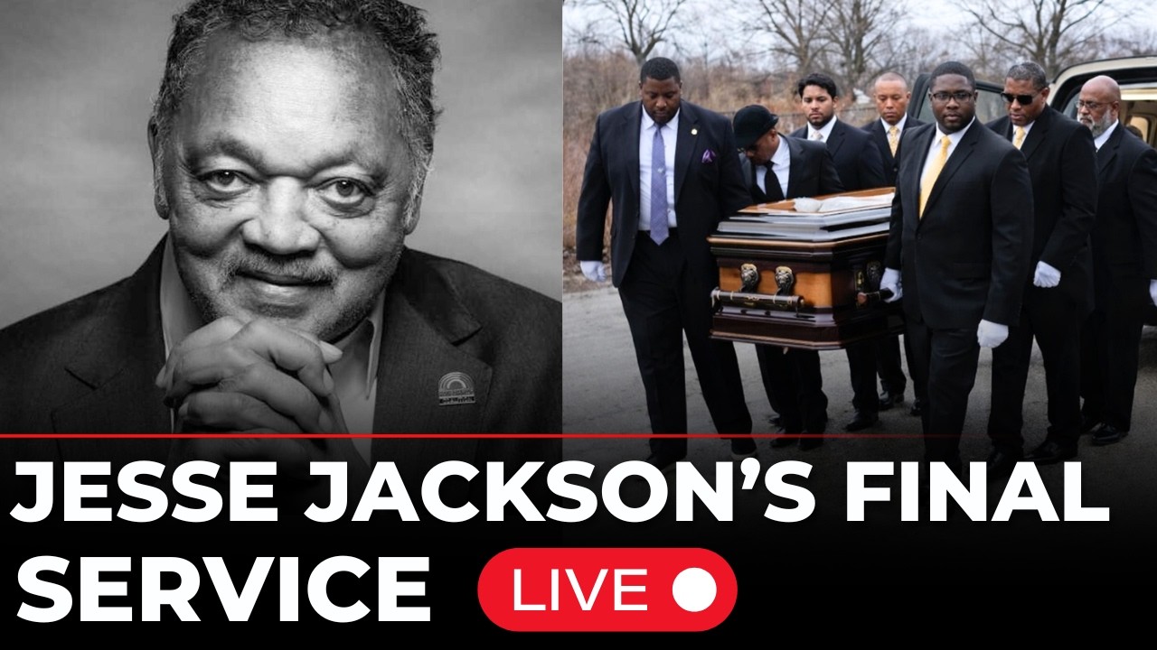 Jesse Jackson Service LIVE: Final Homegoing for Civil Rights Icon Jesse Jackson in Chicago | US News