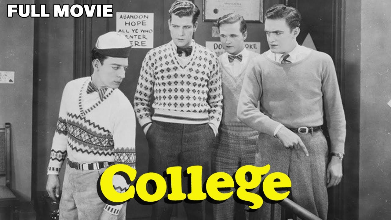 College | FULL MOVIE | Buster Keaton, James W. Horne | B&W Silent Film Comedy Drama