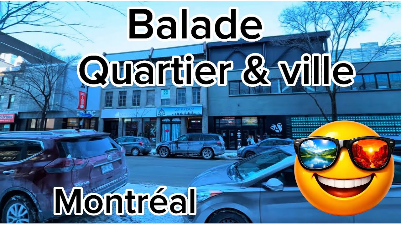 Balade quartier & ville à Montréal 😎🚶‍♂️