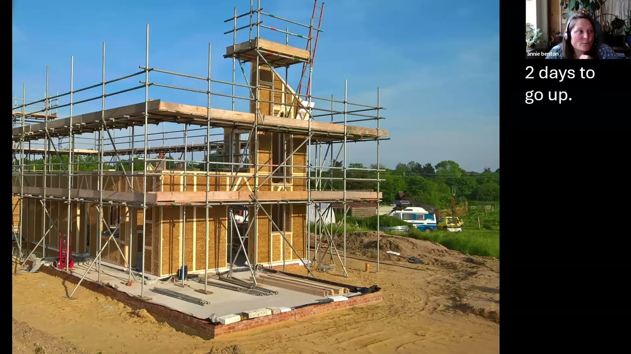 How does an Ecococon - straw panel - occupied house perform thermally in situ.