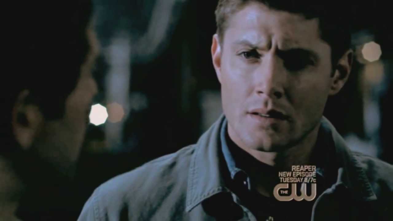 Dean & Castiel-Angel with a shotgun