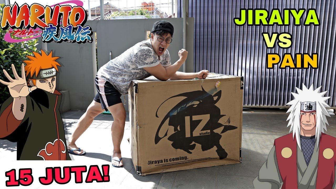 (ENG SUBSTITLE) SEDIH AH! DIBUNUH MURID NYA SENDIRI! UNBOXING JIRAIYA LEGENDARY SANNIN!! BERAT 35 KG