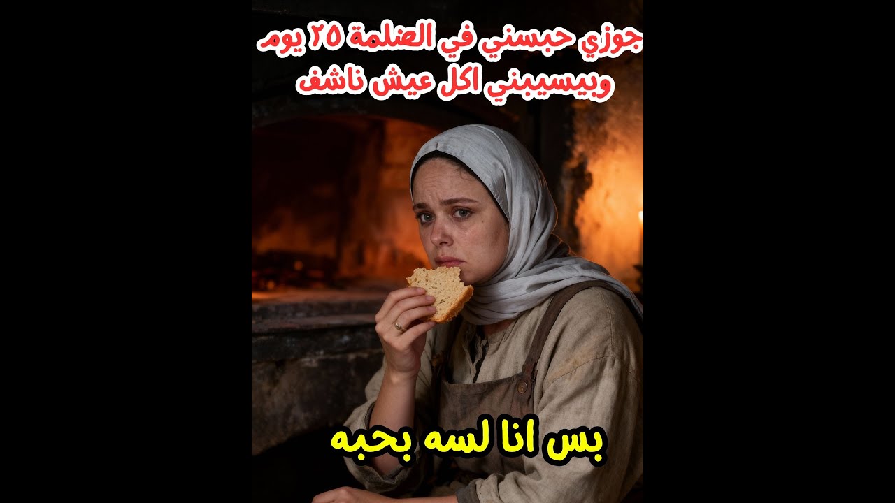 جوزي حبسني في الضلمة ٢٥ يوم  وبيسيبني اكل عيش ناشف بس انا لسه بحبه ومش عايزه اطلق اعمل ايه ؟