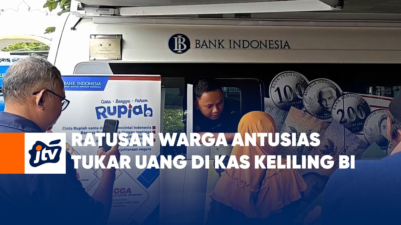 Ratusan Warga Antusias Tukar Uang di Kas Keliling BI