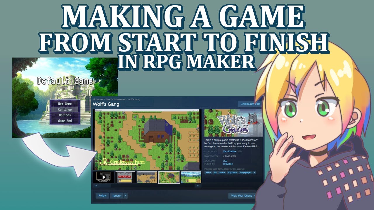 Создание игры от начала до конца в RPG Maker